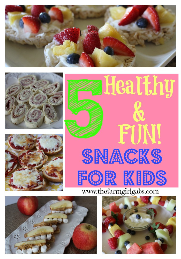 Healthy Fun Snacks For Kids
 Five Healthy & FUN After School Snacks for Kids
