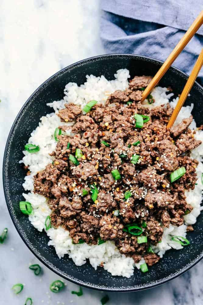 Healthy Ground Venison Recipes
 Korean Ground Beef and Rice Bowls