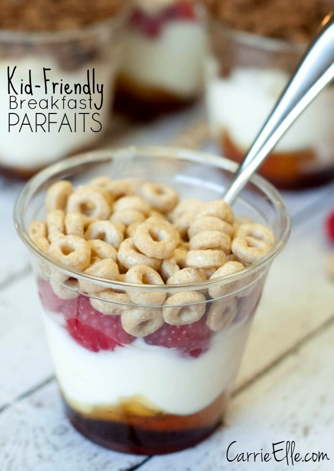 Healthy Kid Friendly Breakfast
 These easy and kid friendly breakfast parfaits are perfect