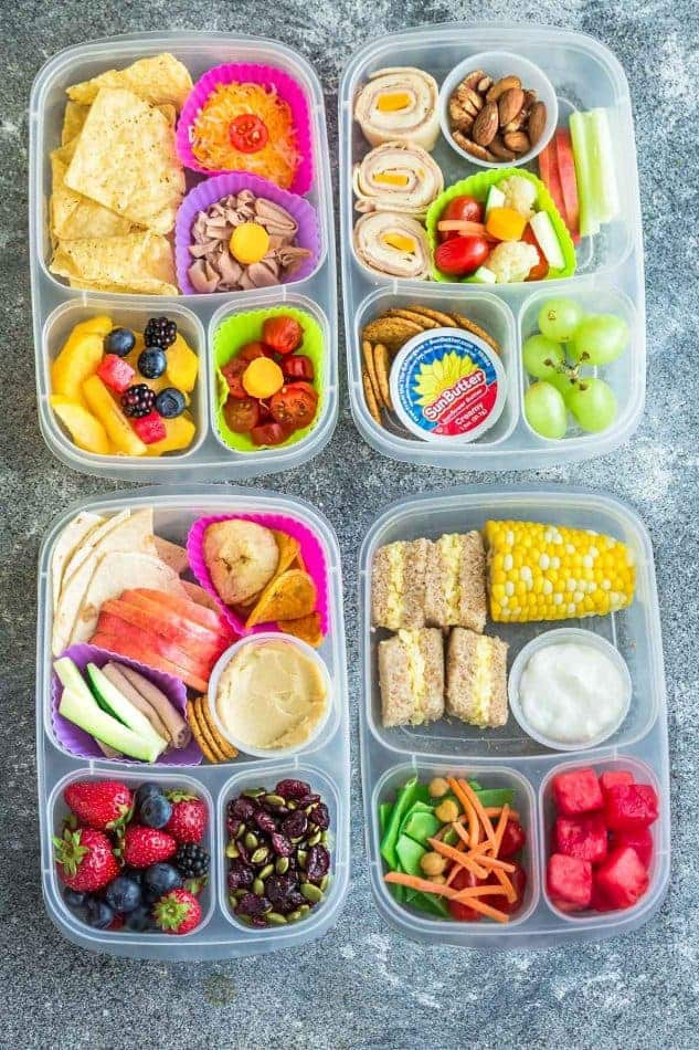 Healthy Kids Lunches
 12 School Lunch Ideas