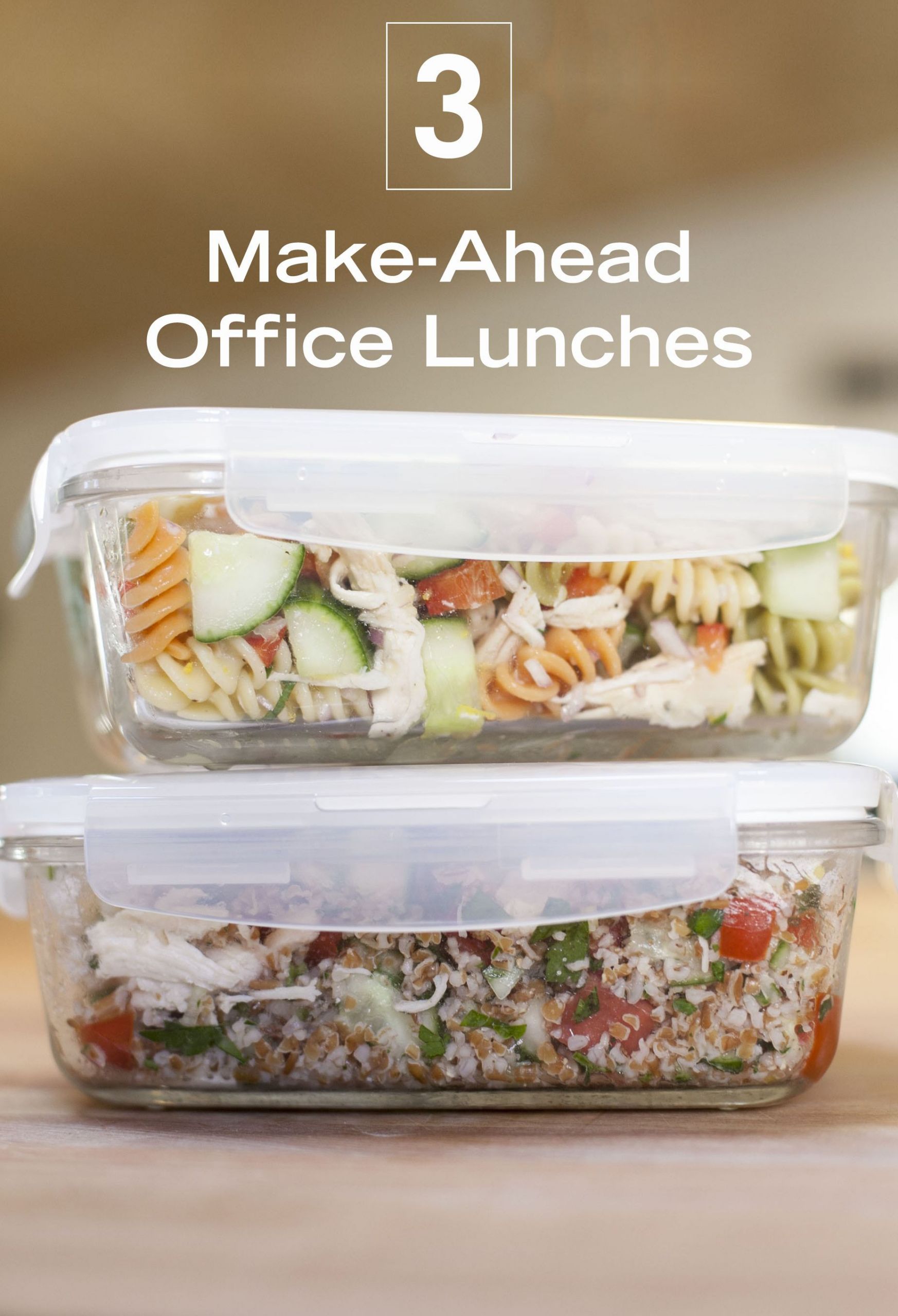 Healthy Make Ahead Lunches For Week
 3 Make Ahead Lunches to Get You Through the Work Week