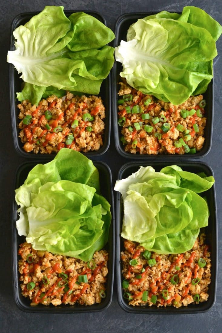 Healthy Meal Prep Recipes For Weight Loss
 Meal Prep Healthy Chicken Lettuce Wraps Paleo GF