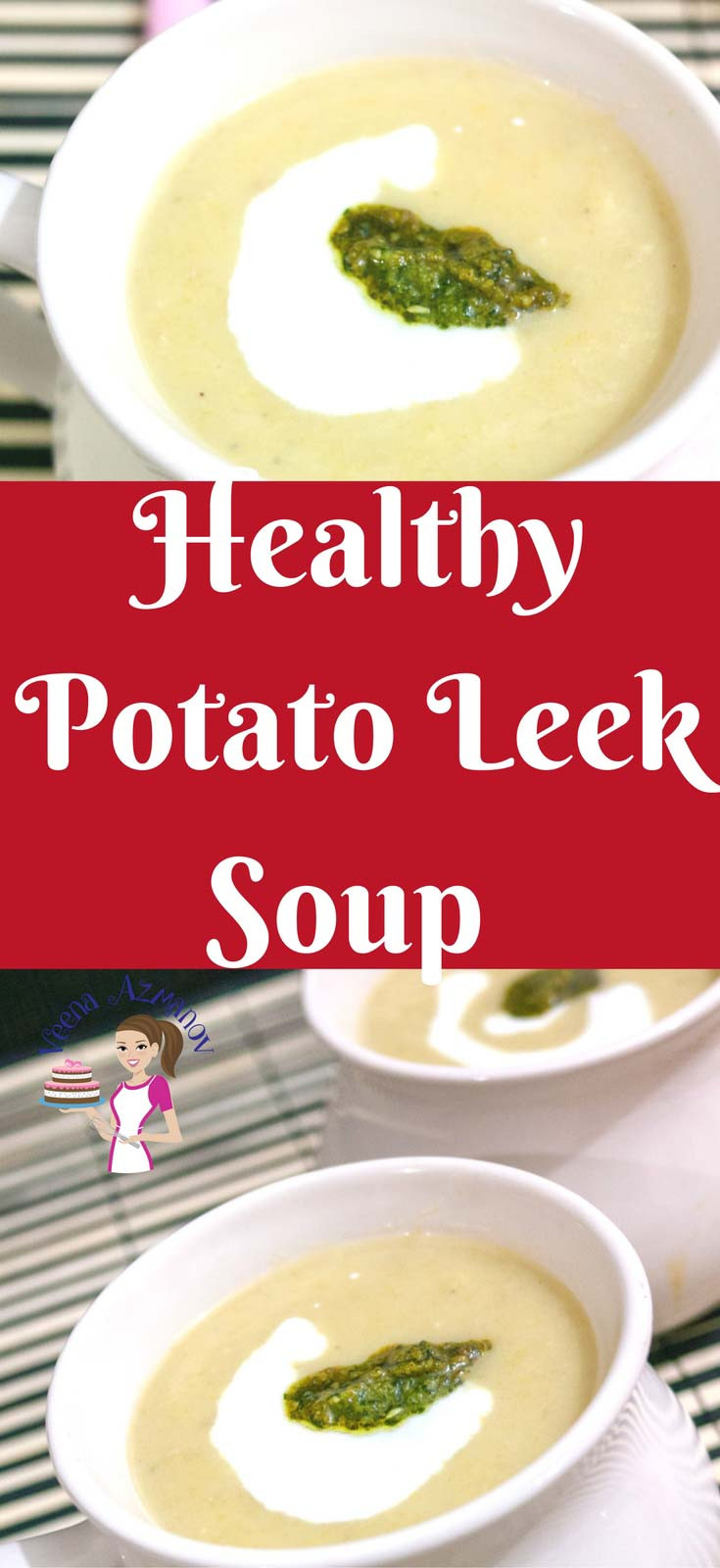 Healthy Potato Leek Soup
 Healthy Potato Leek Soup Recipe aka Skinny Potato Leek