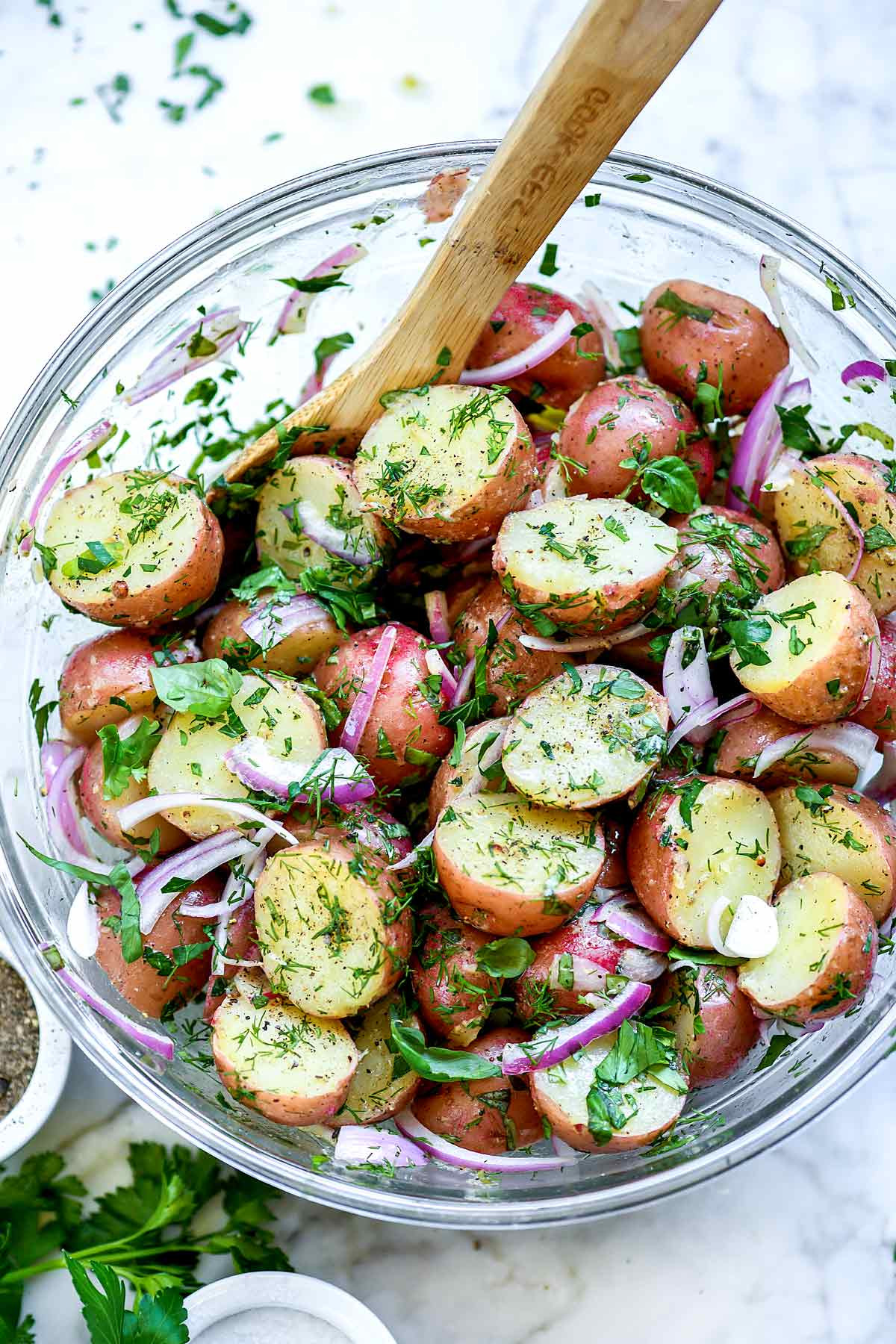 Healthy Potato Salad Recipe
 No Mayo Potato Salad with Herbs