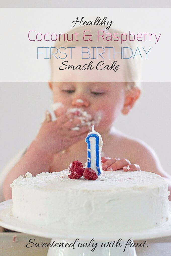 Healthy Smash Cake Recipe 1St Birthday
 Healthy First Birthday Cake A smash cake sweetened only