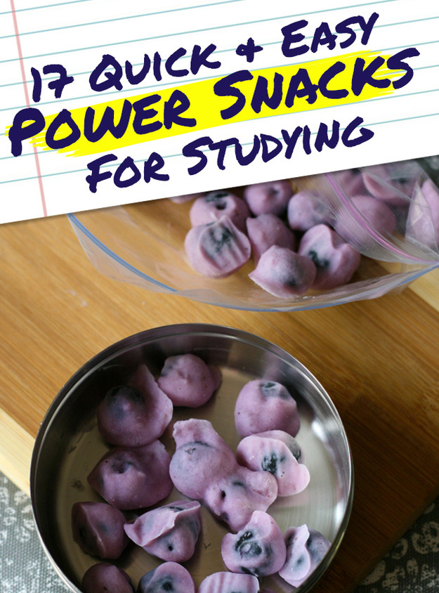 Healthy Study Snacks
 17 Power Snacks For Studying