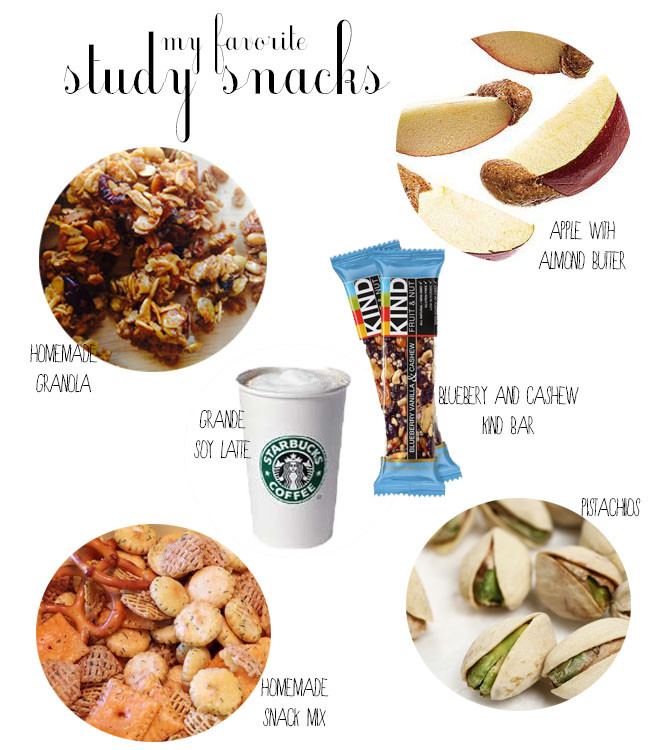 Healthy Study Snacks
 take a bite Study Snacks
