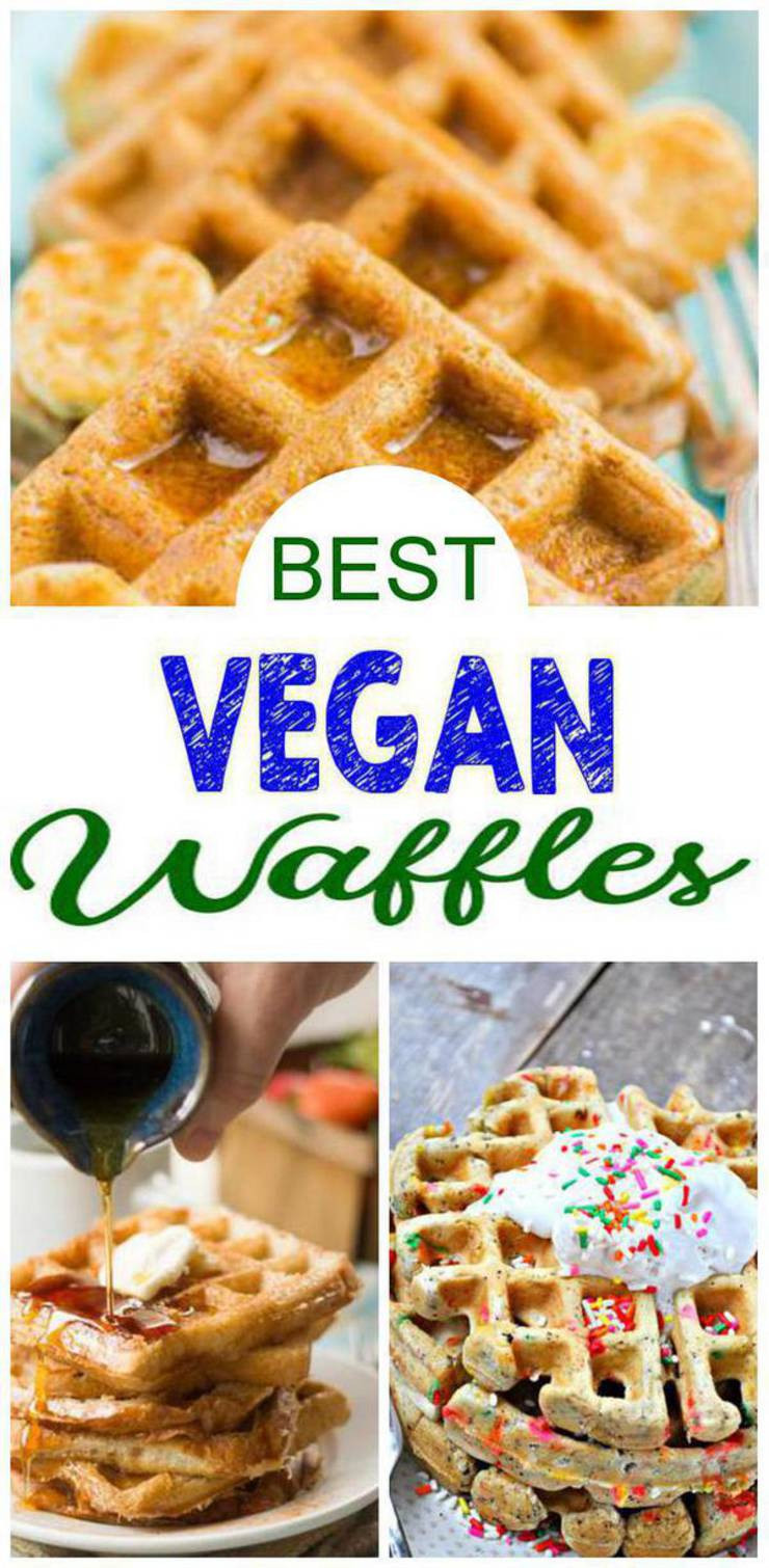 Healthy Vegan Waffles
 9 Vegan Waffles – BEST Vegan Waffle Recipes – Easy