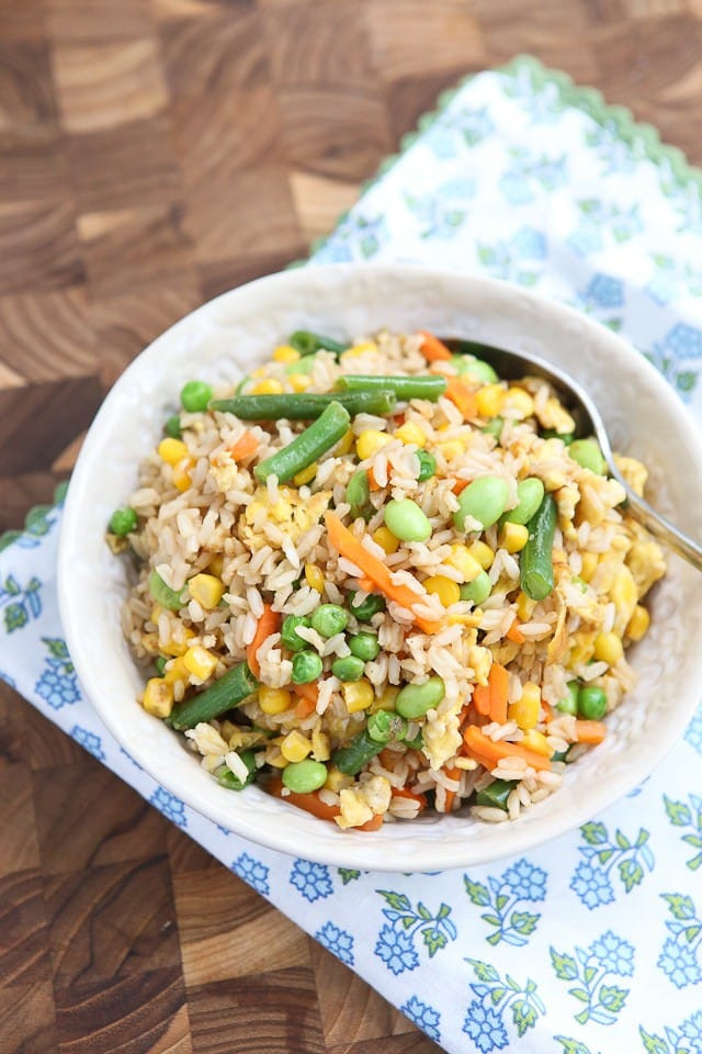 Healthy Vegetable Fried Rice
 5 Ingre nt Ve able Fried Brown Rice Aggie s Kitchen
