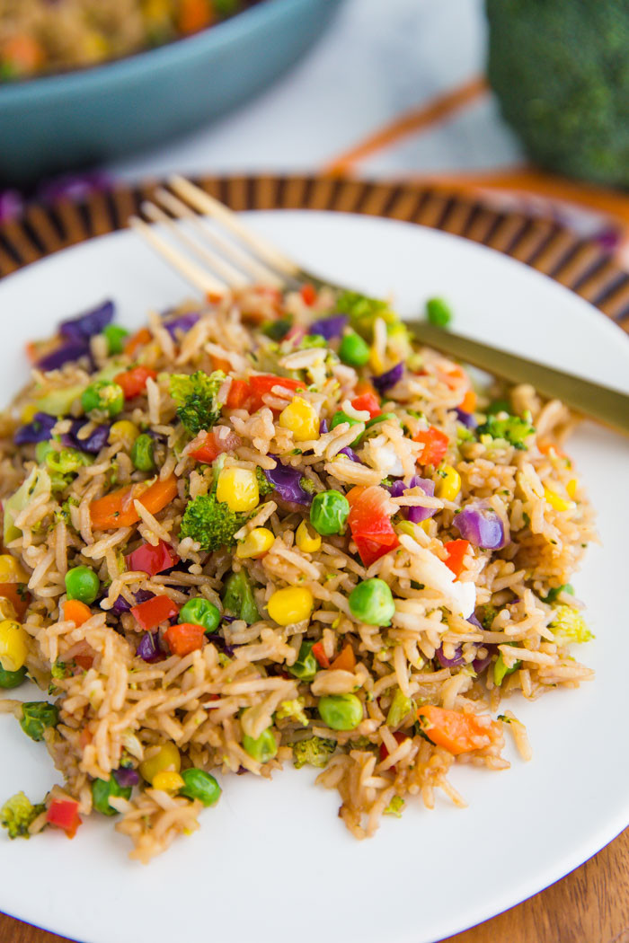 Healthy Vegetable Fried Rice
 Loaded Veggie Fried Rice