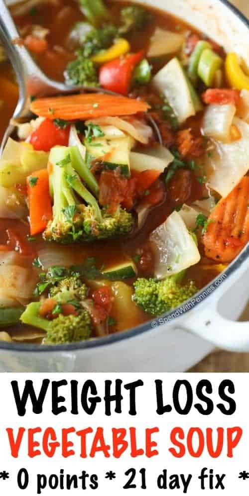 Healthy Vegetarian Dinner Recipes For Weight Loss
 Weight Loss Ve able Soup w Amazing Flavor Spend