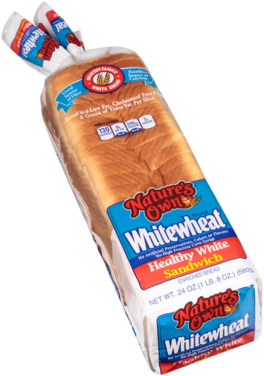 Healthy White Bread
 nature s own whitewheat healthy white sandwich enriched