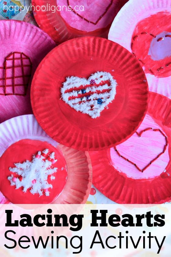 Heart Craft Ideas For Preschoolers
 Paper Plate Heart Lacing Activity for Kids Happy Hooligans