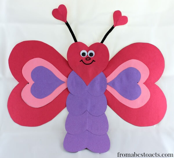 Heart Craft Ideas For Preschoolers
 Valentine Crafts for Kids Heart Shaped Butterfly