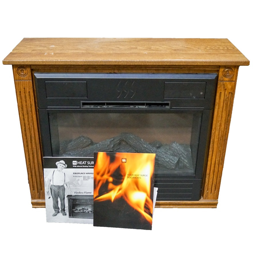Heat Surge Electric Fireplace
 Heat Surge M6 Electric Fireplace EBTH