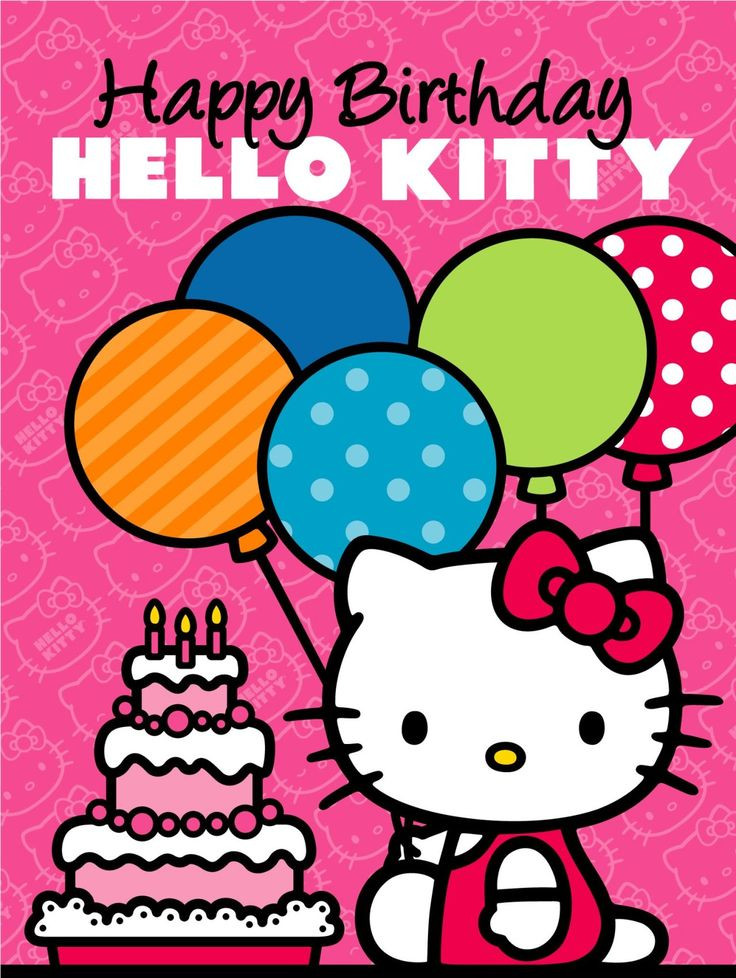 Hello Kitty Birthday Card
 Best 33 Hello kitty Birthday ideas on Pinterest