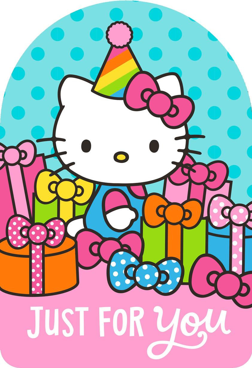 Hello Kitty Birthday Card
 Hello Kitty Just for You Birthday Card Greeting Cards