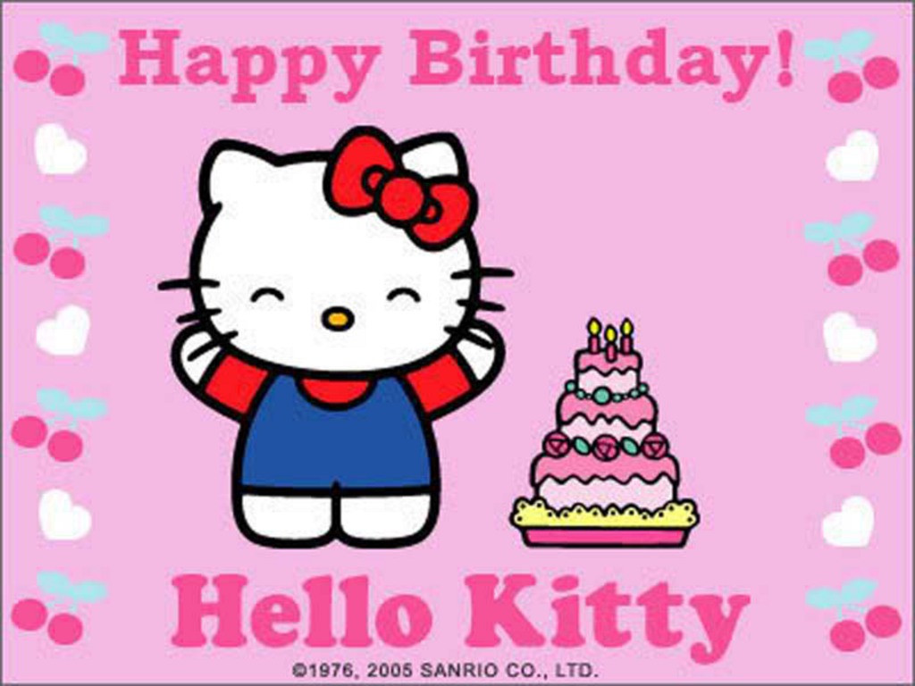 Hello Kitty Birthday Card
 Wel e to Sunris33