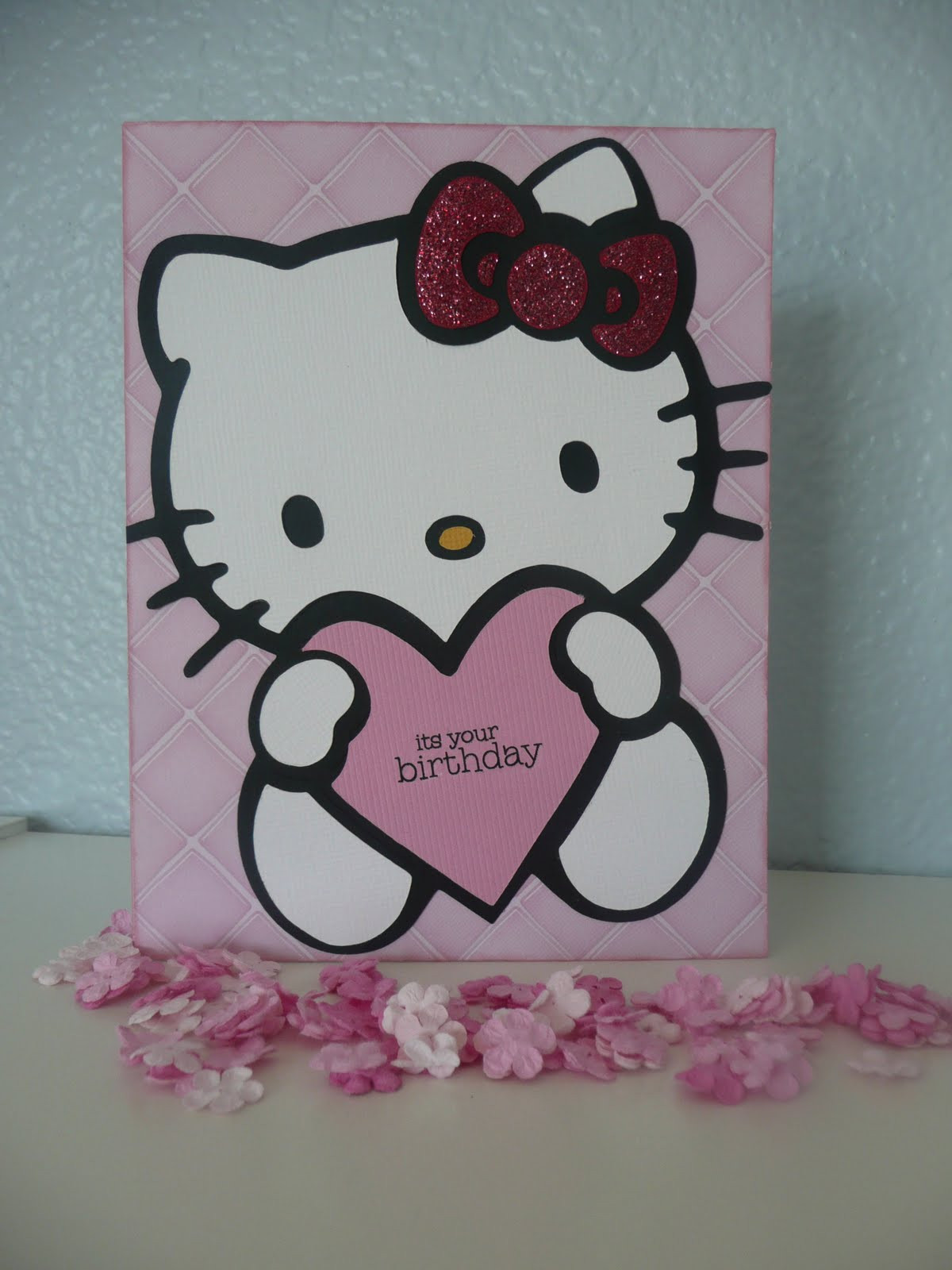 Hello Kitty Birthday Card
 A SCRAPPING MOM S SCRAPS HELLO KITTY BIRTHDAY CARD