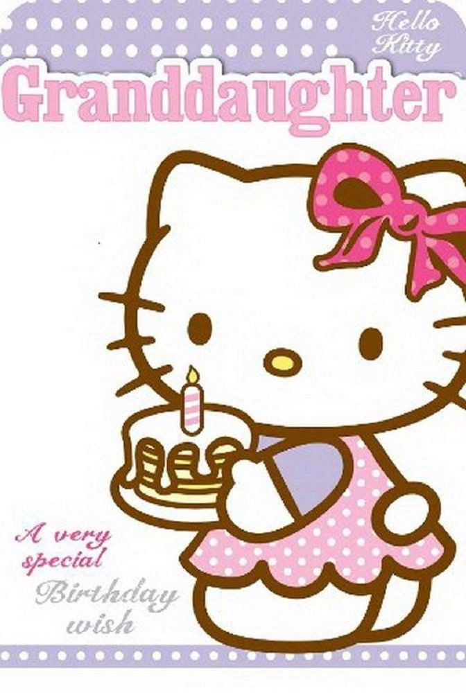 Hello Kitty Birthday Card
 Hello Kitty Birthday card for Granddaughter
