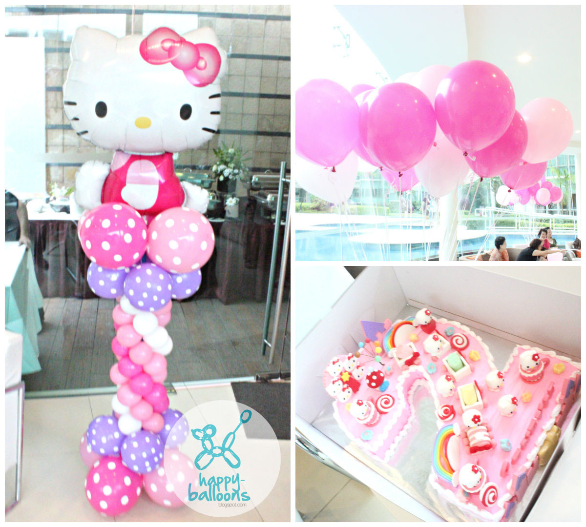 Hello Kitty Birthday Party Decorations
 Happy Balloons