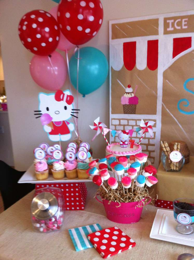 Hello Kitty Birthday Party Decorations
 Hello Kitty Birthday Party Ideas 1 of 17