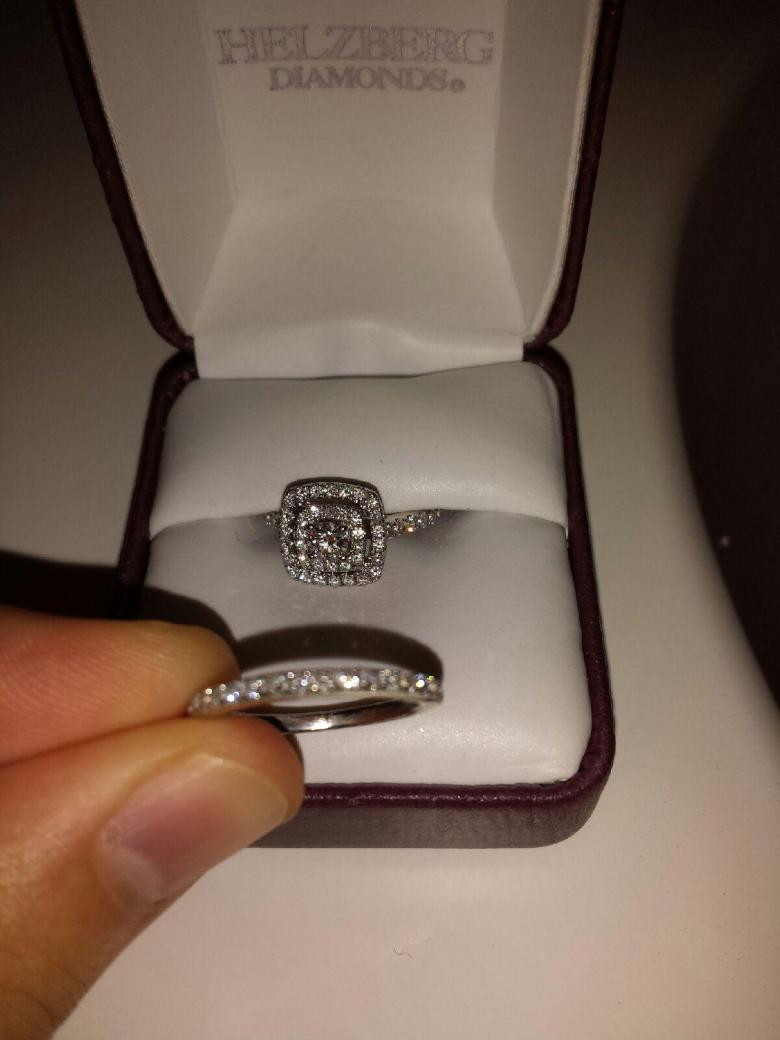 Helzberg Diamonds Engagement Rings
 Helzberg Diamonds 18k 1 CTW Round Ideal Cut Double Halo