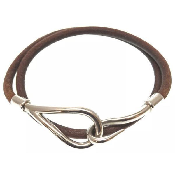 Hermes Wrap Bracelet
 Hermes Hook Necklace Wrap Bracelet Brown and Gold – Just