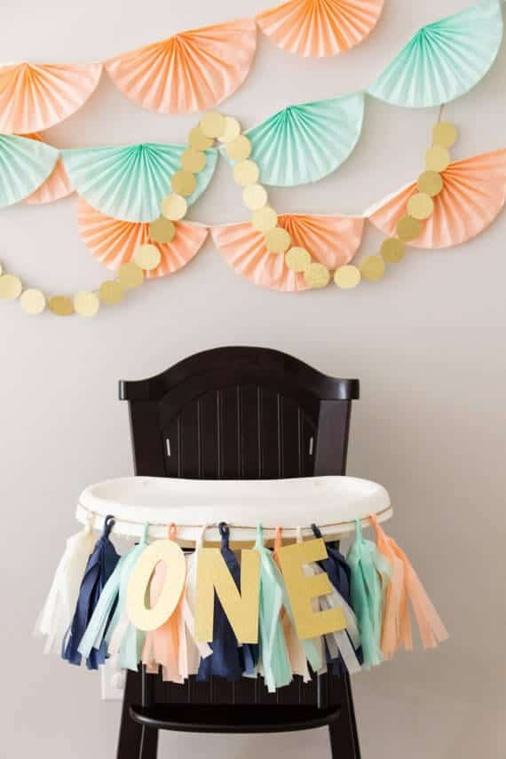 High Chair Decorations 1st Birthday
 12 First Birthday High Chair Decoration Ideas