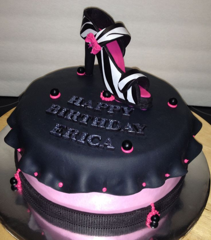 High Heel Birthday Cake
 16 best Kalyn s high heel cakes images on Pinterest