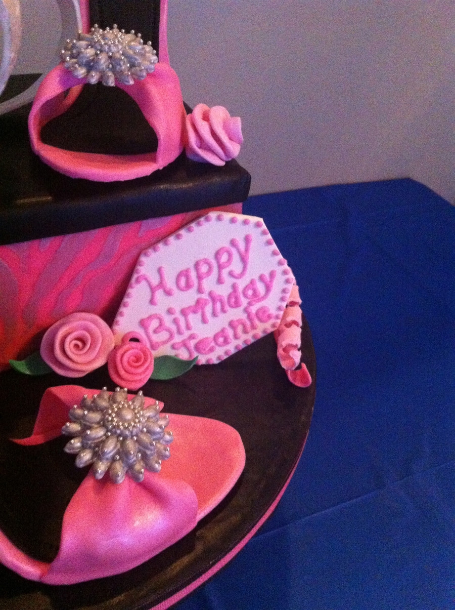 High Heel Birthday Cake
 Shoebox & High Heels Birthday Cake CakeCentral