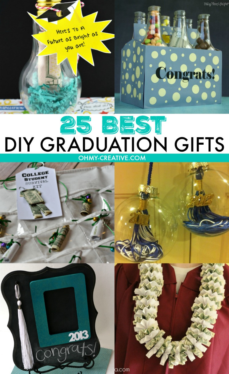 High School Graduation Gift Ideas For Sister
 25 Best DIY Graduation Gifts Oh My Creative