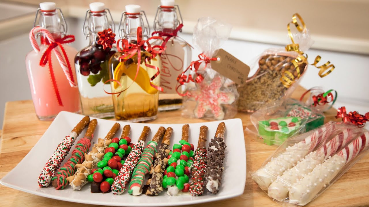 Holiday Baking Gift Ideas
 3 HOLIDAY EDIBLE GIFT IDEAS Chocolate Pretzels Cookie