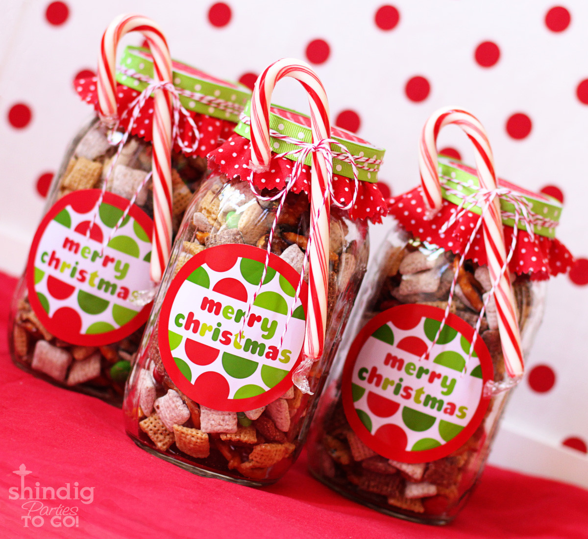 Holiday Candy Gift Ideas
 How To Make Handmade Chex Mix Holiday Gifts & Bonus Free Printable