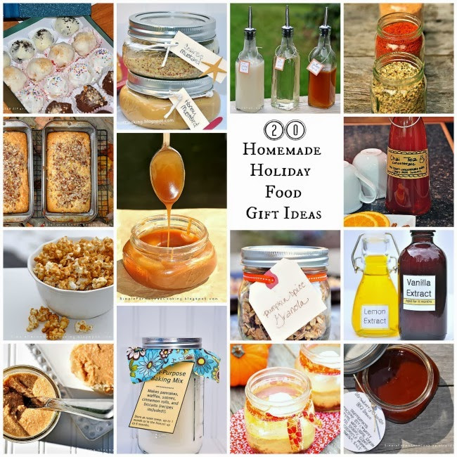 Holiday Cooking Gift Ideas
 20 Homemade Holiday Food Gift Ideas