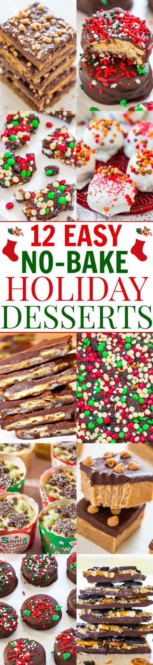 Holiday Desserts Easy
 12 Easy No Bake Holiday Desserts Averie Cooks
