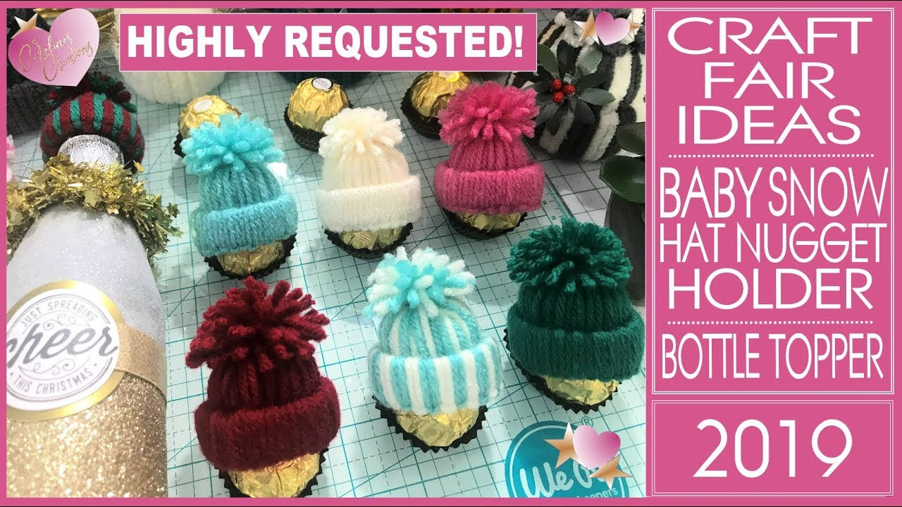 Holiday Gift Crafts Ideas
 Craft Fair Ideas 2019 DIY Baby Snow Hat Nug Holder