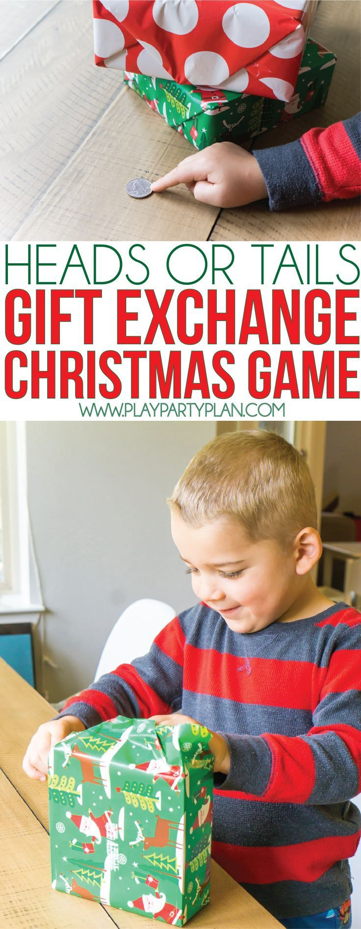 Holiday Gift Exchange Ideas For Groups
 Heads or Tails White Elephant Gift Exchange Game