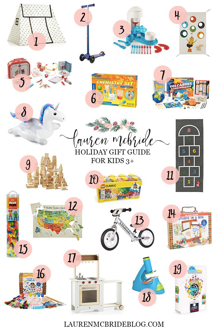Holiday Gift Guides For Kids
 Holiday Gift Guide Kids Ages 3 and Up Lauren McBride