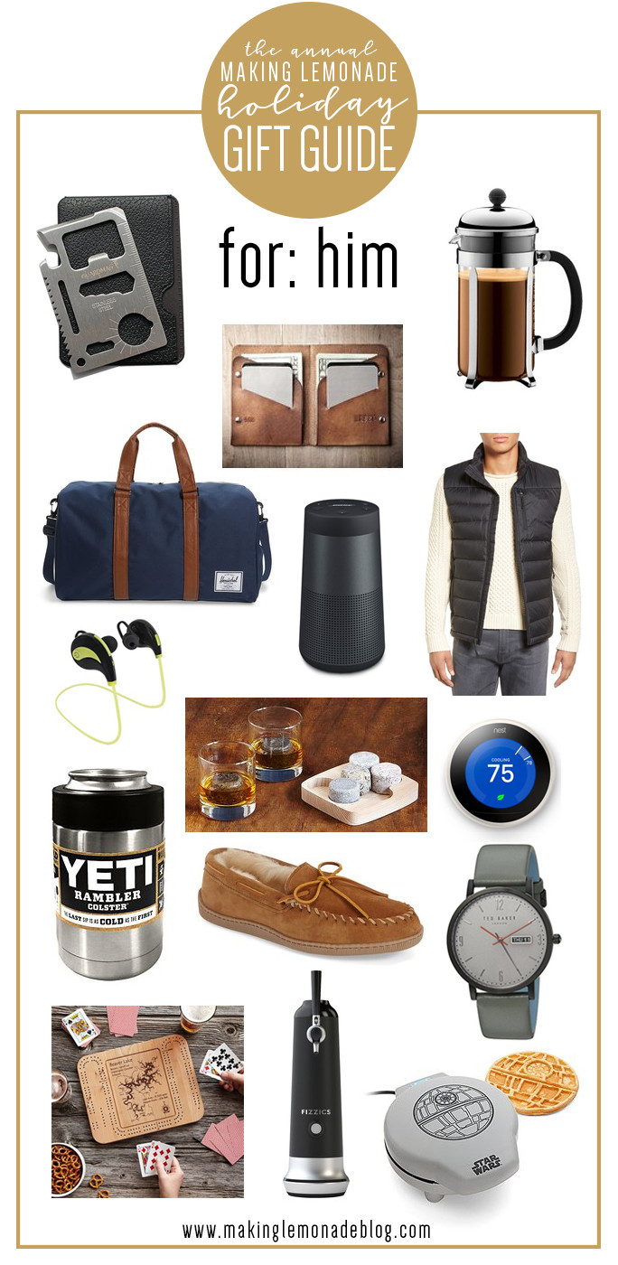 Holiday Gift Ideas For Him
 Best Gifts for Him Holiday Gift Guide