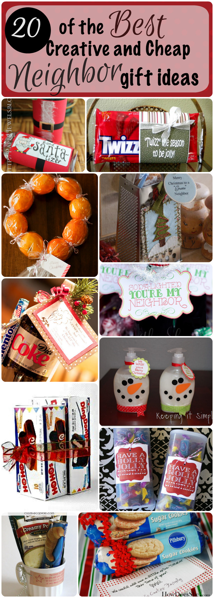 Holiday Gift Ideas For Neighbors
 20 Best Creative And Cheap Neighbor Gifts For Christmas