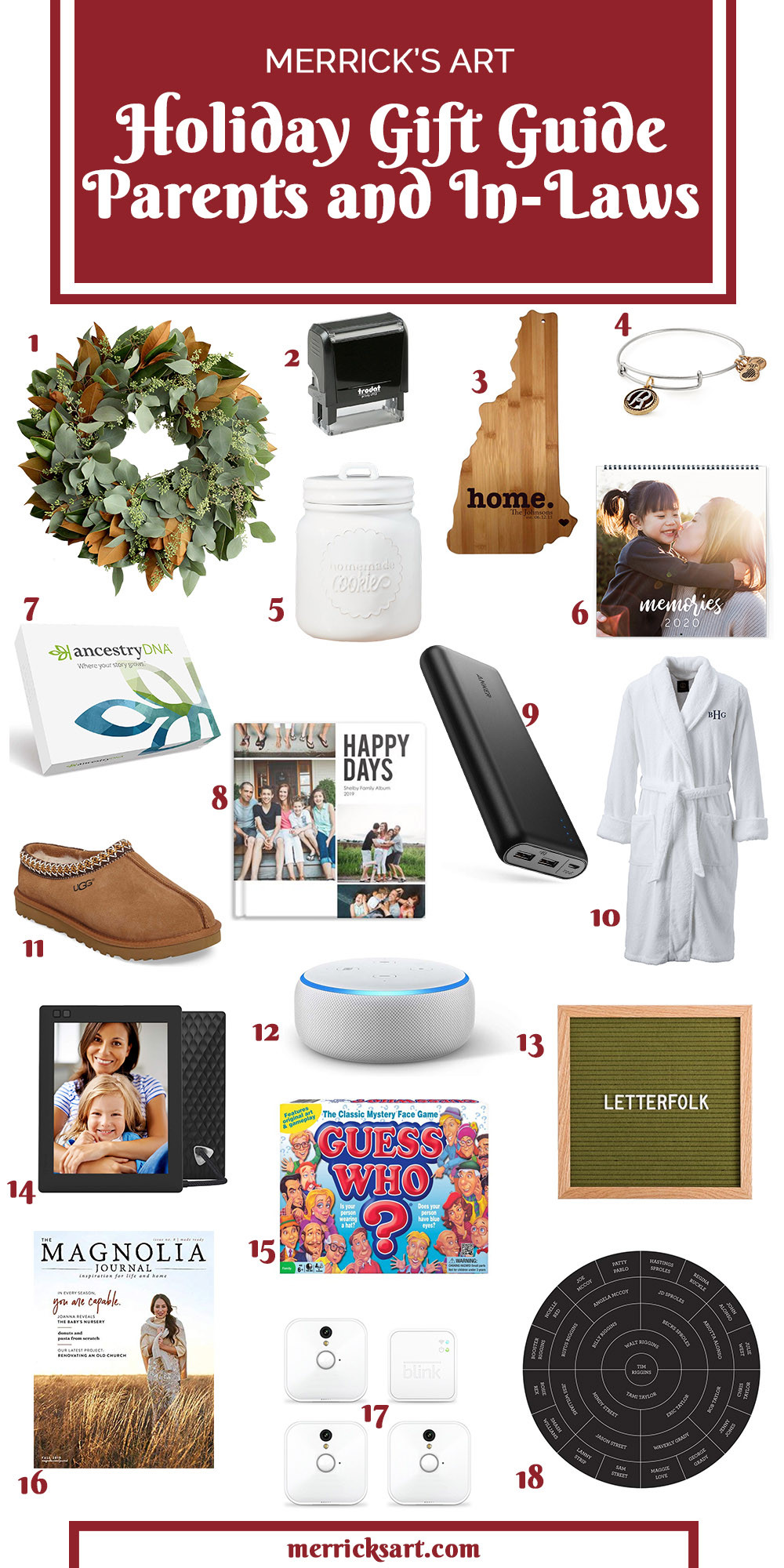 Holiday Gift Ideas For Parents
 Christmas Gifts for Parents and In Laws 50 Great Ideas