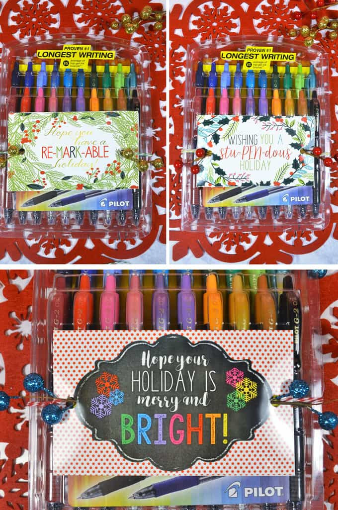 Holiday Gift Ideas For Teacher
 teacher Christmas t idea with free printable tags