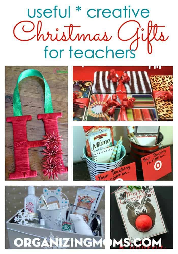 Holiday Gift Ideas For Teacher
 Useful Creative Christmas Gifts for Teachers Organizing Moms