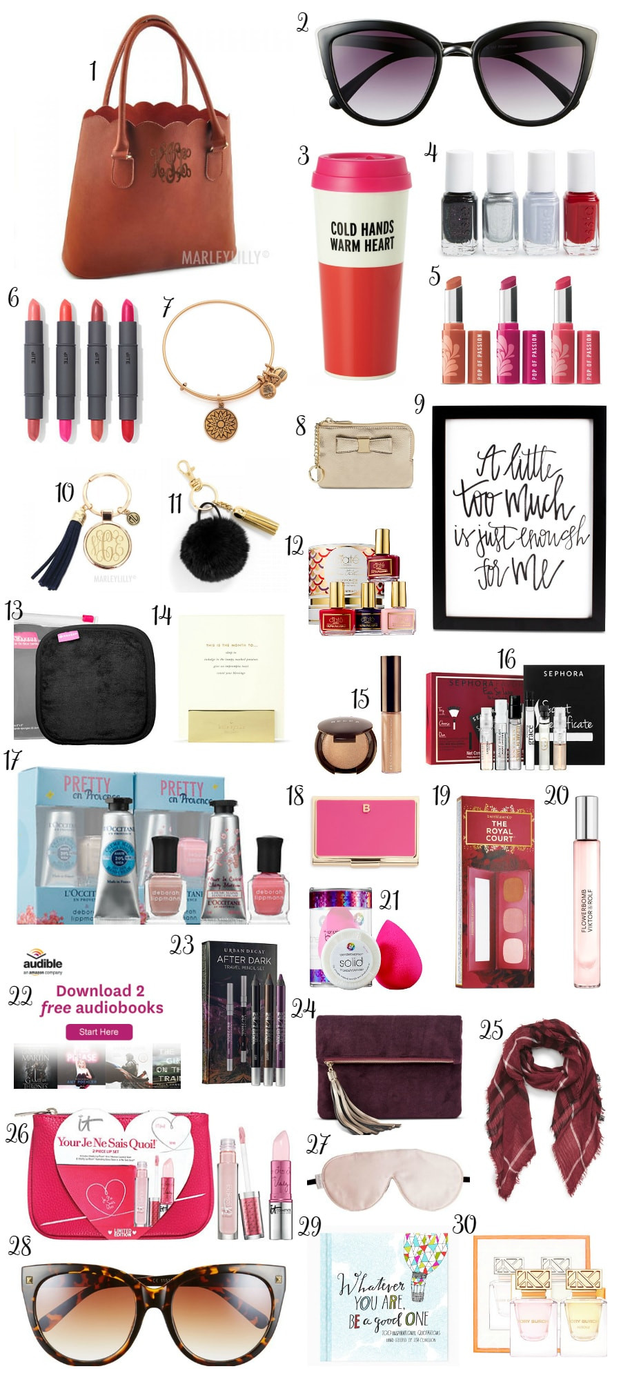 Holiday Gift Ideas For Woman
 Christmas Gift Ideas under $30