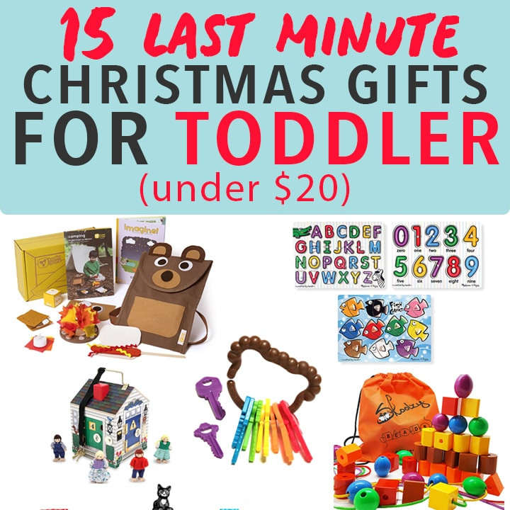 Holiday Gift Ideas Under $20
 15 Last Minute Christmas Gift Ideas for Toddlers under