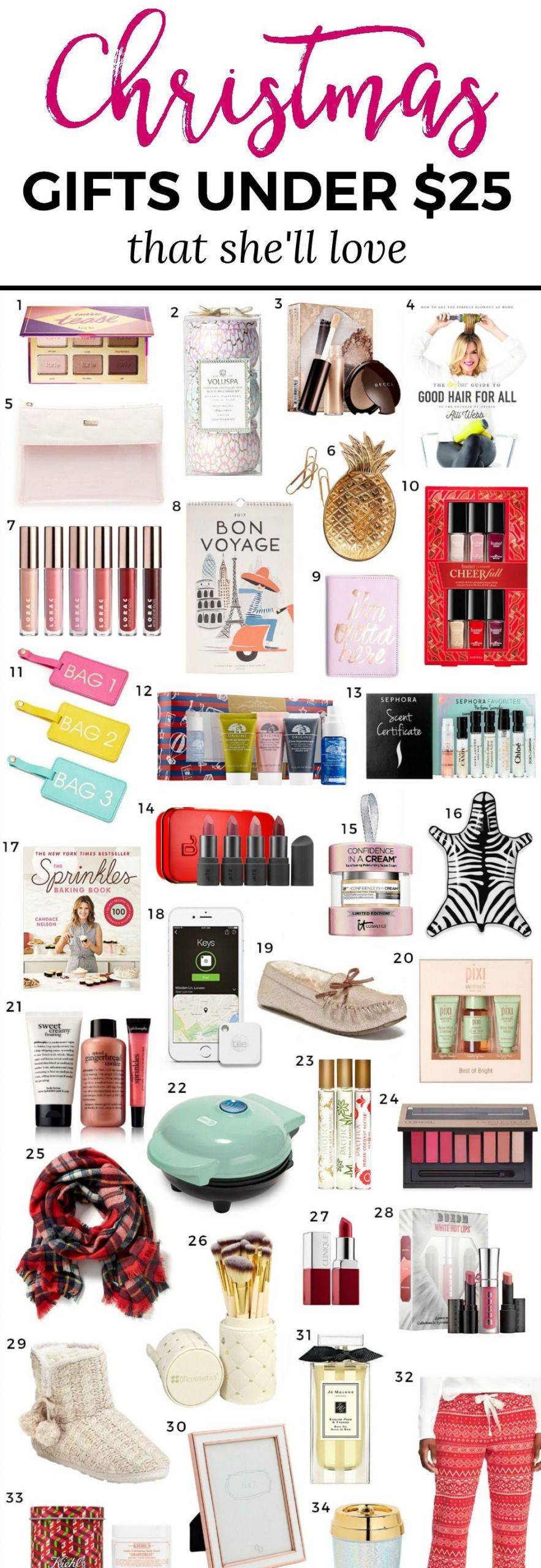 Holiday Gift Ideas Under 25
 The Best Christmas Gift Ideas for Women under $25