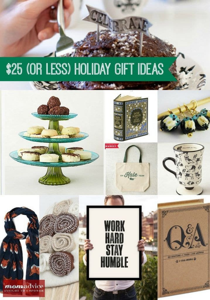 Holiday Gift Ideas Under 25
 Christmas Gift Ideas Under $25 MomAdvice