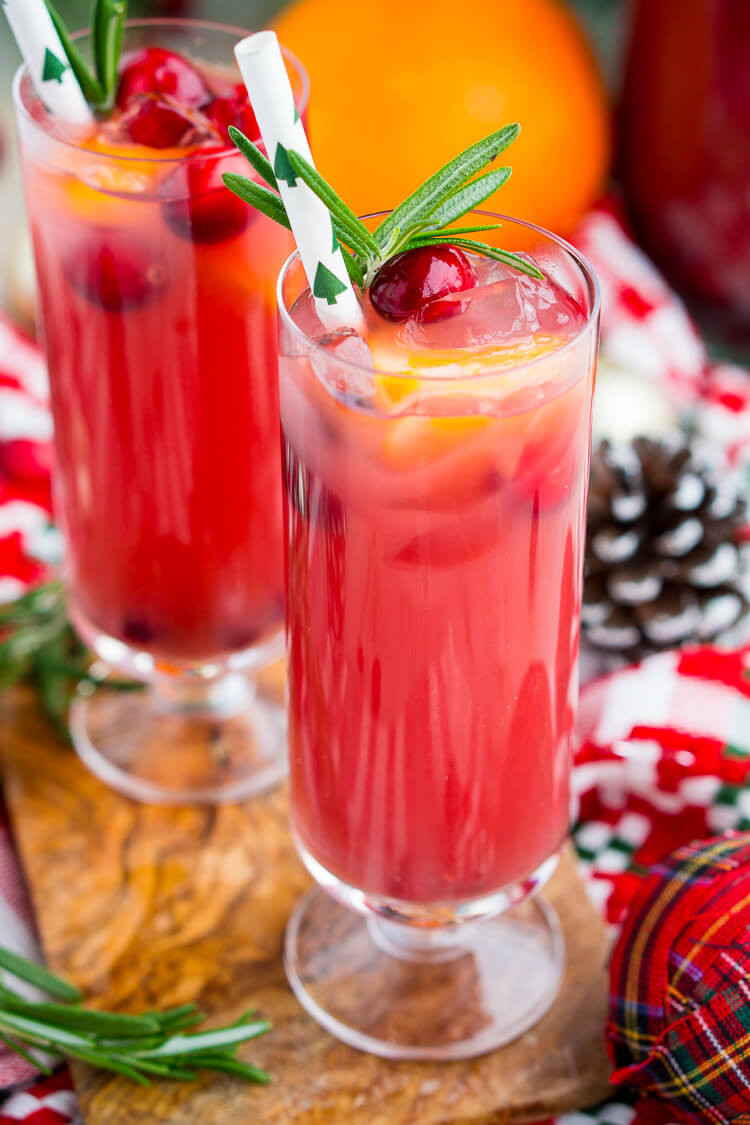 Holiday Party Drink Ideas
 Christmas Punch Boozy or Not Recipe Sugar & Soul