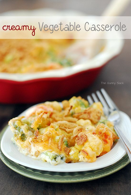 Holiday Vegetable Casserole
 Creamy Veggie Casserole for your Thanksgiving Christmas